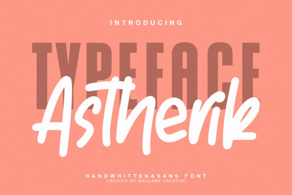 Astherik: A Tasteful Display Font for Web Design