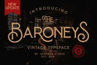 Baroneys: A Charming Vintage Font for Crafters