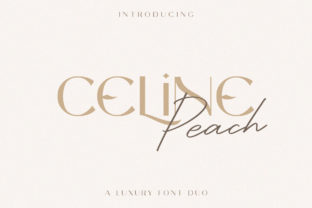 Celine Peach: A Luxurious Display Font for Editorial Design