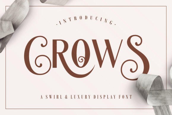 Crows: A Versatile Display Font for Bold Web Design