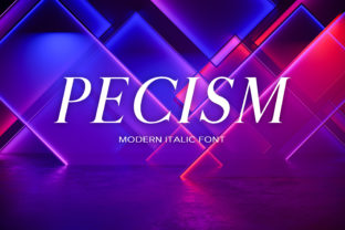 Discover Pecism: A Serif Font for Modern Editorial Design