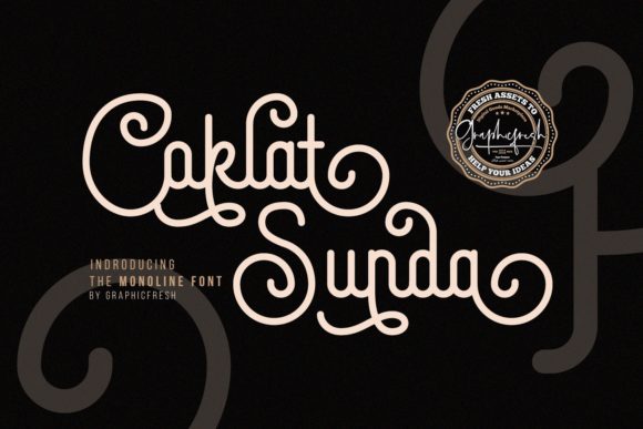 Discover the Elegance of Coklat Sunda Font for Makers