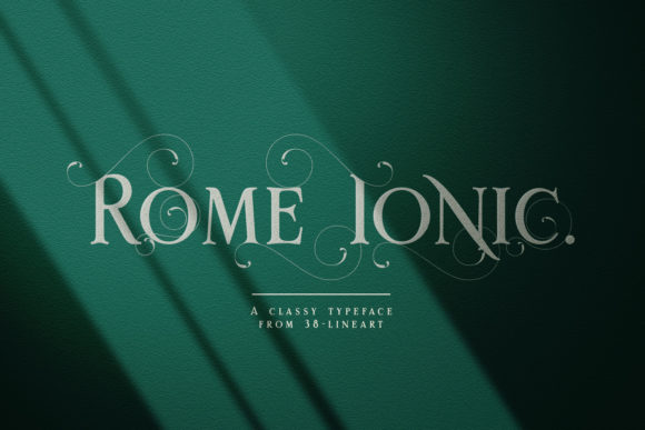 Enhance Your Brand with Rome Ionic: A Serif Display Font