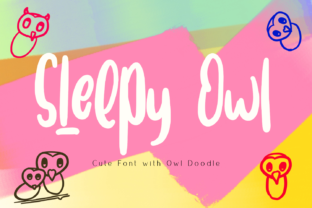 Enhance Your Brand with Sleepy Owl, the Charming Display Font