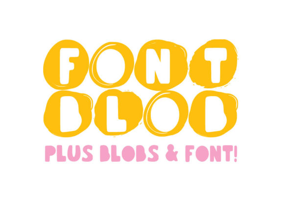 Font Blob Family: A Playful Typeface for Engaging Web Design
