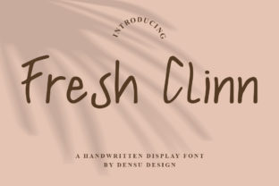 Fresh Clinn: A Playful Display Font for Crafters and Creators