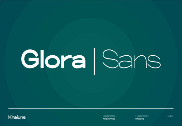 Glora Sans: A Versatile Font for Creative Makers