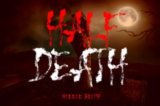 Half Death: A Bold Blackletter Font for Creative Branding