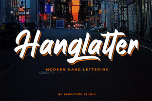 Hanglatter: A Modern Calligraphy Font for Crafters
