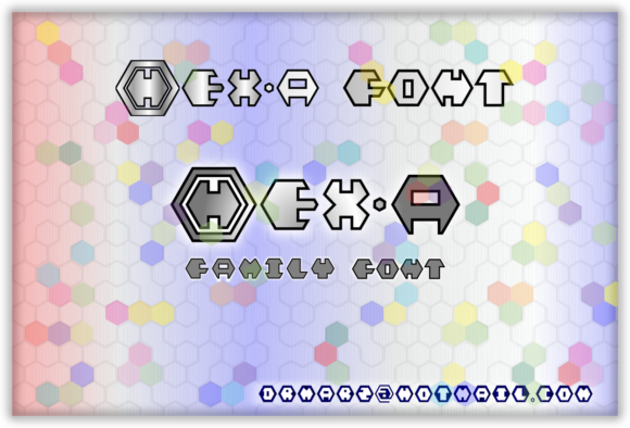 Hex-a: A Bold Decorative Font for Creative Projects