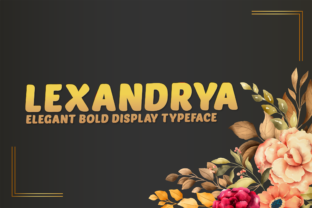 Lexandrya: A Charming Display Font for Editorial Design