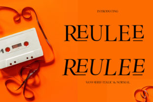 Reulee: A Display Font for Elegant Editorial Design