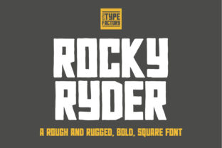 Rocky Ryder: A Versatile Display Font for Creative Branding