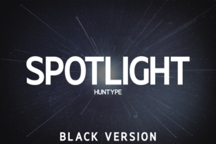 Spotlight Black: A Versatile Sans Serif for Creative Makers