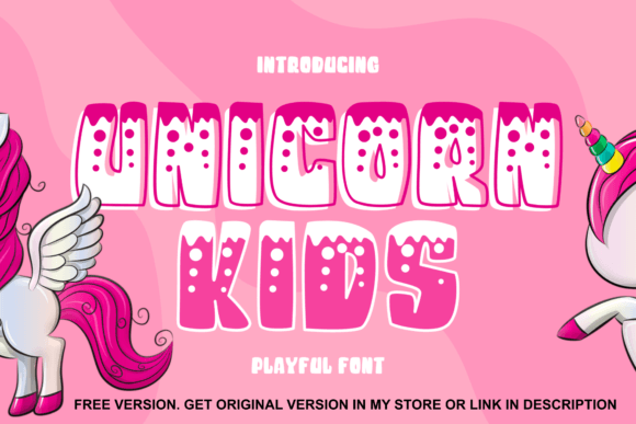 Unicorn Kids: A Playful Font for Your Brand's Charm